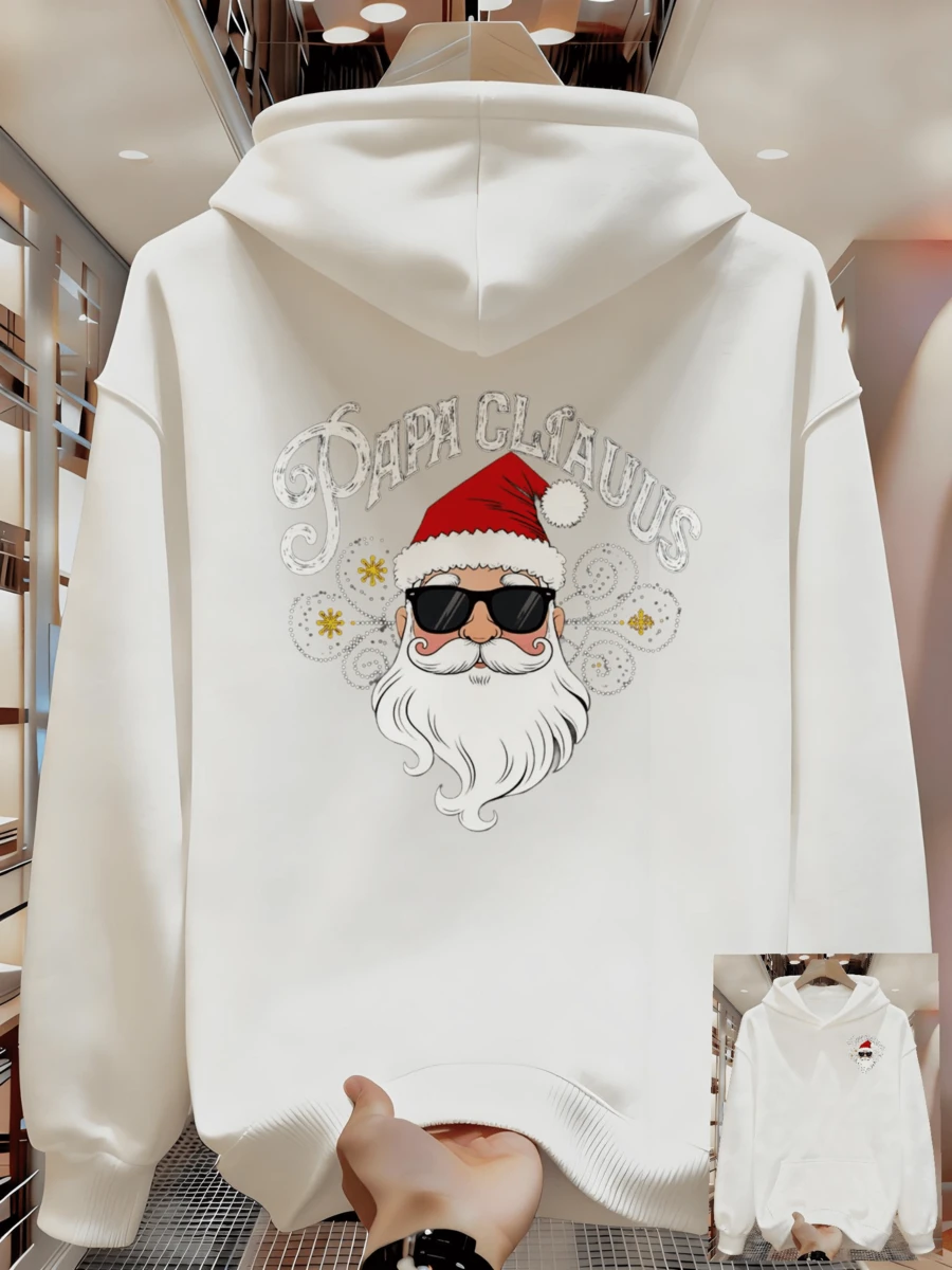 Suitable For Matching Autumn And Winter Couple Sweatshirts - White - View 1