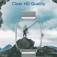 4Pcs Tempered Glass Screen Protector Compatible With Xiaomi Redmi Watch 4 Watch 5 Lite Watch 5 Active Screen Glass Film Protector Transparent Protective Ultra Anti-Fingerprint Bubble-Free HD Clear Scratch-Resistant Protection Screen Protection Essentials, Applicable To Daily Shield, Office, Home Daily Shield Office Home Watch Accessories Watch Screen Protector Waterproof Shockproof Anti-Fall Scratch Resistant - 4PCS - View 6