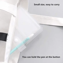 3-Inch Storage Album, Small Card Storage Album, Business Card Book, Back To School, School Supplies - 透明 - 查看 7