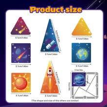 31/52pcs Mini Magnetic Building Blocks Toy, Solar System Elements, Astronaut Space Creative Construction Toy, Portable Travel Set, Christmas, Thanksgiving, New Year Gift