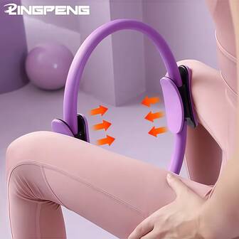 Anello Pilates, cerchio magico per il fitness per tonificare cosce, addominali e gambe, allenamento di resistenza, sport e fitness per il corpo, yoga