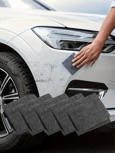 Car Scratch Repair Cloth - Quick Polishing & Scratch Removal, Durable Fiber Cloth For Car Maintenance, No Battery Needed, Ideal For Cleaning & Polishing Paint, Car Scratch Repair Cloth, Vehicle Detailing
