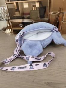 Sanrio Cartoon Kuromi Plush Single-Shoulder Bag, Japanese-Style Cute Girlish Handbag, Soft And Adorable Girl Crossbody Bag - Multicolor - View 6