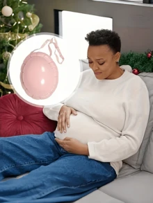 1pc/2pcs Unisex Inflatable Lightweight PVC Fake Belly Prop, Humorous & Playful Accessory Suitable For Various Occasions, Parties, Costume Events - Pink - View 6