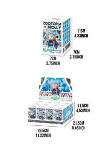 POP MART MOLLY X Disney Zootopia 联名神秘盒系列，12 款常规版 + 1 款隐藏版，包含经典动画角色人偶（朱迪·霍普斯、尼克·王尔德、克劳豪瑟），采用优质 PVC/ABS 材质，精致的角色细节和服装，可爱桌面摆件，适合办公室或家居装饰，是迪士尼粉丝、Molly 收藏家、生日、周年纪念日以及动画爱好者的完美礼物，极具艺术性和收藏价值的迷你雕塑。 - 彩色 - 查看 5