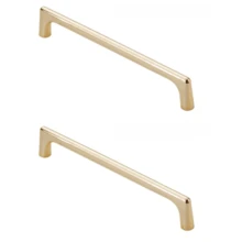 1/2件装锌合金现代简约仿金抽屉/橱柜/衣柜门把手 - 金色 - 查看 18