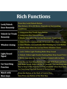 Universal Car Alarm Systems Auto Remote Central Kit Door Lock Keyless APP With Remote Contr Entry System Central Locking