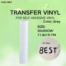 CHEONET-1 Transfer Tape Roll, Suitable For Self-Adhesive Vinyl Materials, 12 Inches X 25 Feet, Paper-Based Material, Permanent Adhesive, Ideal For Crafts, Punches And Vinyl Cutters, Easy To Cut, Transfer And Stick, Waterproof And Highly Adhesive. - Multicolor - View 16