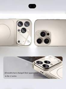 Magnetic Instant For IPhone 17-Style Upgrade: Original Large Window Magnetic Case Compatible With Iphone 17/ 16/ 15/ 14/ 13 Air/ 17 Pro Max – Wireless Charging Compatible, Matte Texture - Orange - View 3