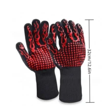 1只装，UltraGrip微波炉手套 - 高级阻燃、耐高温、阻燃、高温防护 - 适用于微波炉、烧烤、烹饪、烘焙、厨房工作、必备小工具，价格实惠，经济实惠