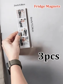 Custom Fridge Magnets/Stickers/Photo Paper – Perfect For Weddings, Valentine's Day, Warm Home Decor Gifts For Family,Personalized Photo Customization! DIY Fridge Magnets, Stickers & Photo Paper – Ideal Wedding & Valentine's Gifts, Decorate Home With Heartfelt Warmth,Photo Customization For Unique Romance! DIY Fridge Magnets/Stickers/Photo Paper, Autumn Home Refresh - Multicolor - View 10