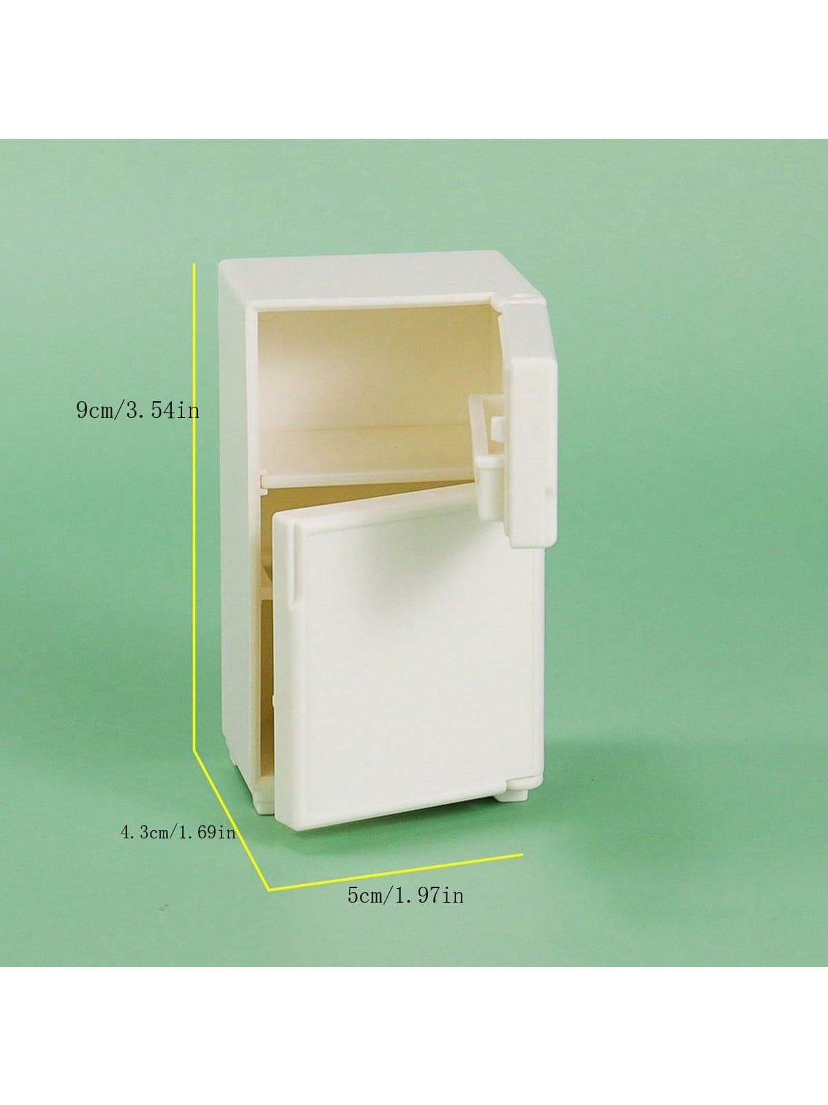 Mini-réfrigérateur modèle ornements scène de cuisine décorative et mignonne mini-réfrigérateur ornements pour tableau blanc, cuisine, casier, armoire - idéal pour la décoration de la maison et le cadeau de la fête des mères (n'inclut pas les accessoires décoratifs) - Multicolore - Voir 1