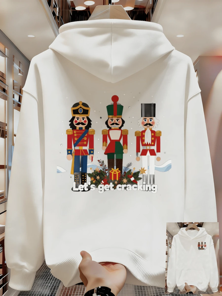 Suéteres de hombre estilo callejero - Blanco - Ver 1