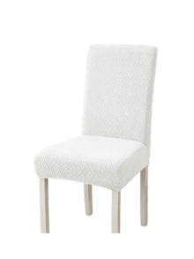 1pc, 4pcs, 6pcs, Abstract Pattern, Solid Color, L-Shaped Chair Cover, Home Supplies, Dustproof And Elastic, Nordic Modern Style, Minimalist, Universal And Elastic, One-Piece, Suitable For Living Room, Dining Room, Bedroom, Home Decor - White - View 11