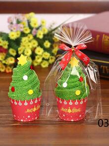 1pc Christmas Towel Gift - Unique Party Favor, Thoughtful Holiday Gift, Adorable Soft Towel - Essential Supplies For A Memorable Christmas Party Celebration - Multicolor - View 3