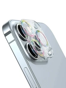1 miếng dán bảo vệ ống kính sáng bóng, tương thích với Apple 15/15 Plus/15 Pro/15 Pro Max/11/12/13/14/16/17 Mini, miếng dán bảo vệ ống kính màu kẹo Dopamine thời trang của Apple. - Nhiều màu - Xem 4