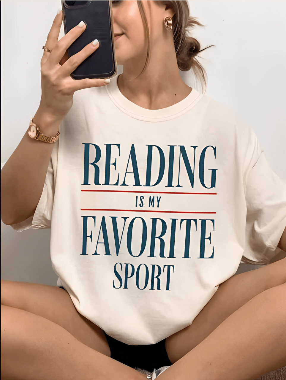 Camisa Vintage "Ler é o Meu Esporte Favorito", Camiseta Literária, Presente para Leitores, Presente para Professores de Inglês, Camiseta para Amantes de Livros, Camisa de Bibliotecário, Amante de Livros, Tops de Outono, Tops de Inverno