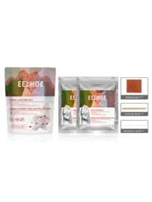 DOWMOO 1件情侣手印粉，情人节礼物，DIY手印套装，订婚，结婚，母亲节，周年纪念纪念品，送给他的独特礼物，情侣礼物，随机新款/旧款 - 彩色 - 查看 9