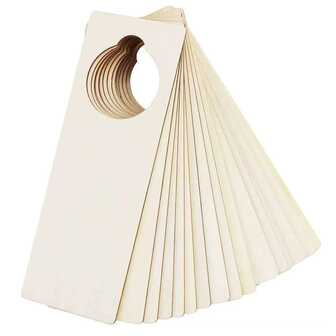 带孔长方形木质门牌，空白木质留言板，可DIY涂漆和书写板