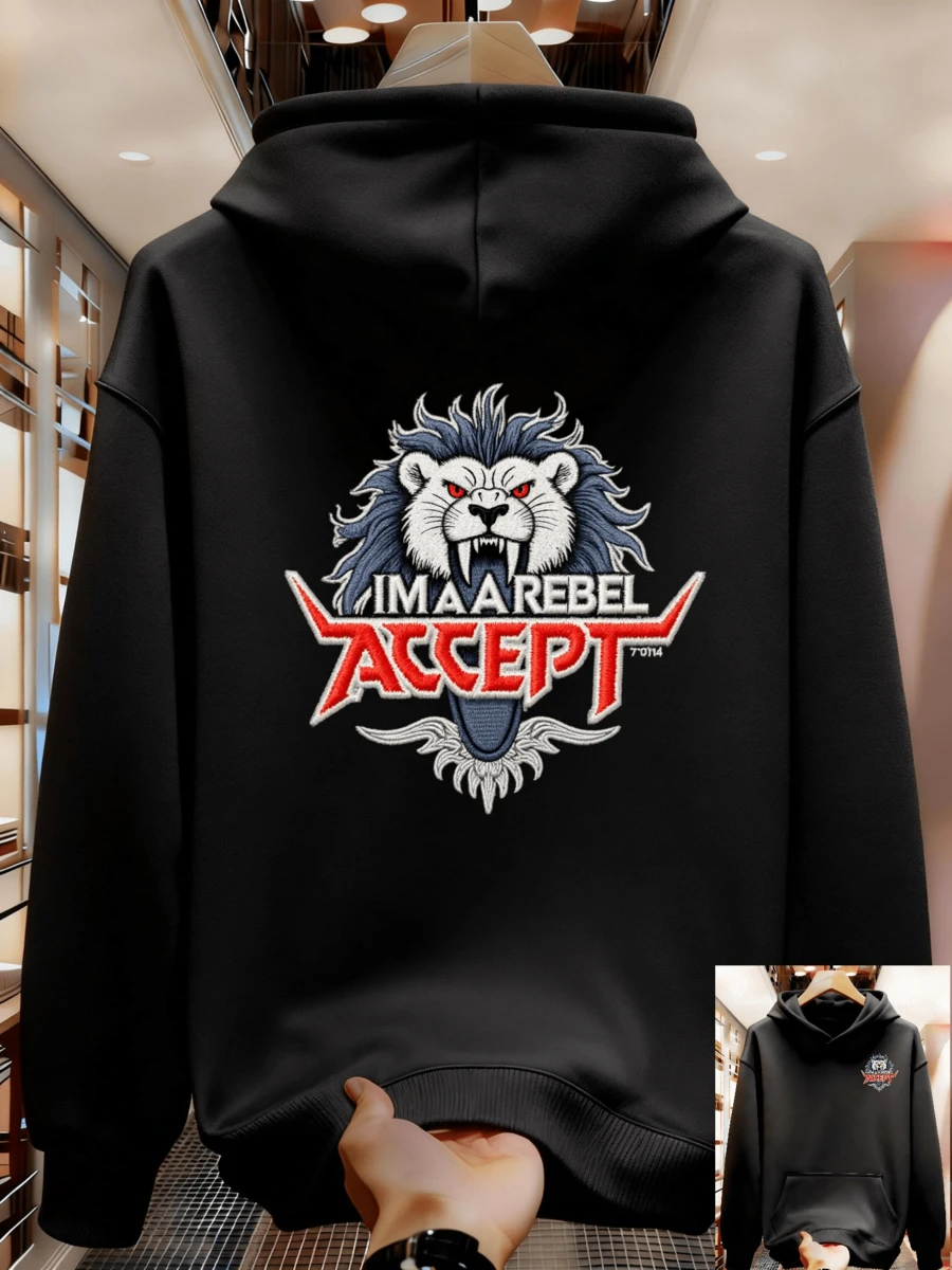 Sudaderas de pareja estilo urbano - Negro - Ver 1