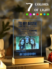 Customized Spotify-Themed Decorative Plaque, Personalized Gift, Customized Photo, Customized Gift, For Him, For Her, Customized Frame, For Boyfriend, Girlfriend, Couple, Wife, Women, Father's Day, Mother's Day, Anniversary, Birthday - 9 Large Rectangular Stands - Without Music+ - View 27