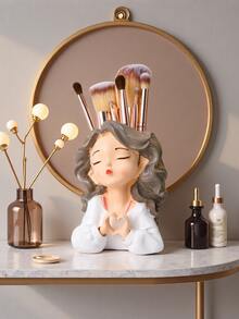 1 chậu hoa Nordic Light Luxury Fairy đường kính lớn, giá để đồ mỹ phẩm phòng tắm sáng tạo, hộp đựng đồ, cũng có thể dùng để cắm hoa khô, đồ trang trí chậu phòng khách, trang trí phòng ngủ nhà hiện đại - Nhiều màu - Xem 13