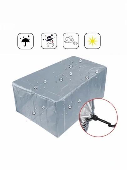 Outdoor Furniture Cover, Waterproof, Rain, Snow, Dust, Wind And UV Resistant, Oxford Cloth Garden Lawn Patio Furniture Cover, Black,Kitchen Decor,Household Items,Mother's Day Gift,Bedroom Decor,Garden,Kitchen Decor,Summer,Beach,Travel Essentials,Room Decor,Squishy,Graduation