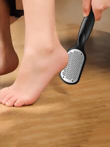 Spazzola per piedi professionale in acciaio inossidabile di alta qualità - Rimuovitore di calli spessi/sottili con protezione di , manico e raschietto, per talloni screpolati, alluce valgo - Accessorio per pedicure domestica/regalo per un parto indolore, strumento per la cura dei piedi, massaggiatore per i piedi, accessori per il bagno dei piedi - Multicolore - Visualizzare 7