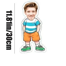 个性化肖像定制趣味抱枕，沙发装饰靠垫 - 美丽的公主造型，创意礼物，适合周年纪念日、生日、情人节、母亲节 - 定制人脸设计抱枕，亲爱的睡眠伴侣枕。