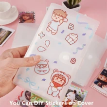 3-Inch Storage Album, Small Card Storage Album, Business Card Book, Back To School, School Supplies - 透明 - 查看 5