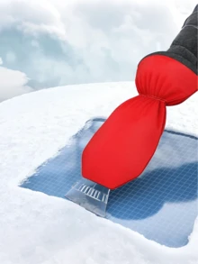 Car Snow Shovel And Scraper Set, Including Windshield Ice Scraper, Ice Chipper And Deicing Tools. Suitable For Sedan And Truck Windshields. - Multicolor - View 4