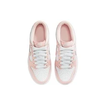 Nike Dunk Low Top Kids' Skateboarding Shoes Apricot White IF6172-100 - 杏色 - 查看 4