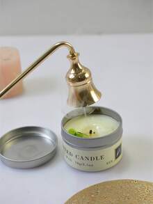 1pc Short/Long Handle Metal Candle Snuffer, Candle Shade, Candle Tool, Candle Holder, Candle Extinguisher, Home Decor, Wick, Candle Bell, Candle Extinguisher, Candle Accessories, Designed Specifically For Extinguishing Candles, Enhancing Romantic Home Decor Ambiance, Classic Style, Exquisite Craftsmanship - Multicolor - View 8