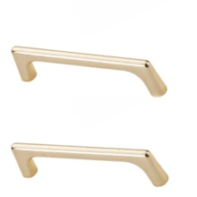 1/2件装锌合金现代简约仿金抽屉/橱柜/衣柜门把手 - 金色 - 查看 16