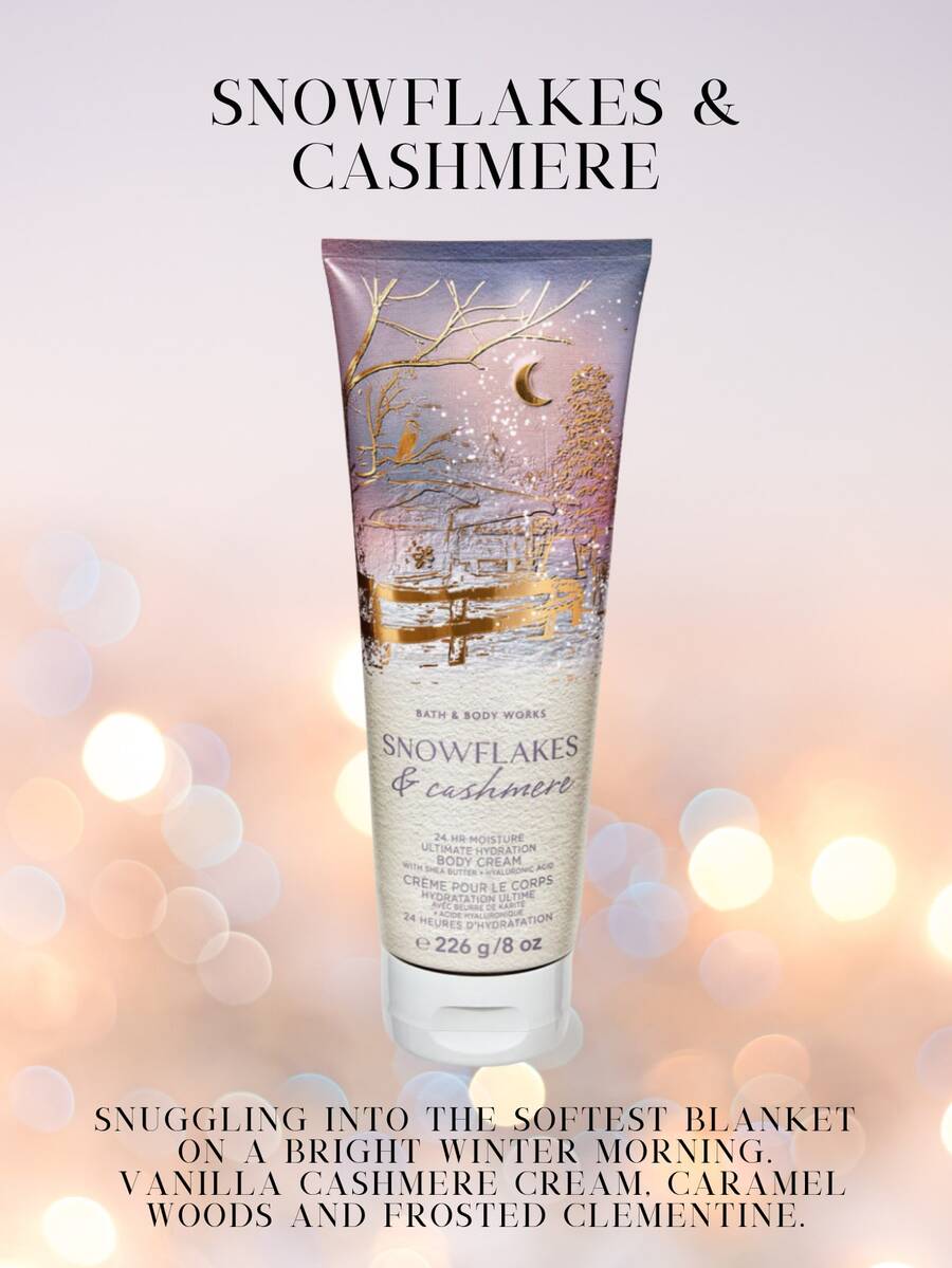 Bath & Body Works Bath And Body Works BBW Body Lotion Body Cream Body Care Fragrance - 雪花與羊絨 - 查看 1