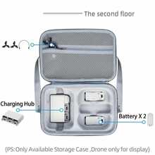 Bolsas de almacenamiento para drones, bolsas de almacenamiento impermeables, bolsas de almacenamiento adecuadas para exteriores y viajes. - Gris - Ver 3