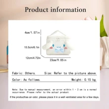 1pc Cute Teddy Plush Makeup Bag, Large Capacity, High-Quality Fluffy Cosmetic Pouch Make Up Bag Makeup Pouch Cosmetic Bag Toiletry Bag Wash Bag Travel Essential Cruise Essential Vacation Essentials For Men Women Travel Containers Holiday Essential Gifts For Women - Multicolor - View 3