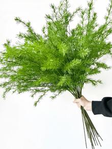 1/2/3 件装 80 厘米仿真植物，带有绿色松针和桉树叶，适用于墙面、客厅、卧室、婚礼、派对装饰、桌面摆设。家居、书桌、厨房、婚礼、餐桌、中心装饰、办公室、花园、户外、房屋、庭院装饰，适合春、夏、秋、冬四季。 - 綠色 - 查看 8