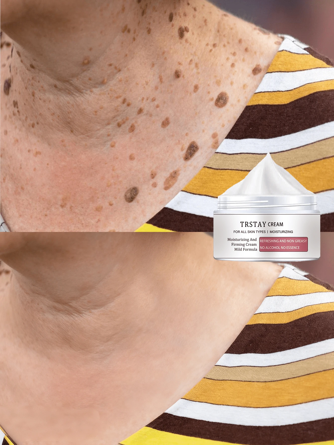 Long Lasting Moisturizing Nourishment Fragrance Free Vitamin E Enriched Deep Hydration Night Body Cream For Smooth Elastic Skin Whitening Effect Soothes Stubborn Micro Particles Intensive Hydration Therapy - 彩色 - 查看 1