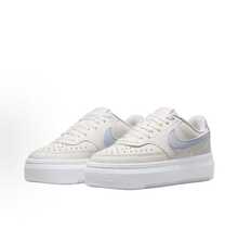 Giày trượt ván cổ điển Nike Court Vision Alta dành cho nữ, bền, thoải mái, thời trang, đa năng, phối màu, phù hợp cho đi làm và giải trí - Màu xanh be - Xem 1
