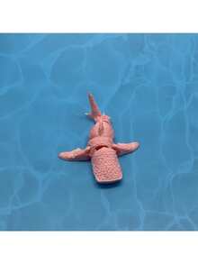 3D-Printed Movable Hammerhead Shark Toy - Flexible Joints For Stress-Relieving Desktop Decoration | Colorful Marine Animal Gift, Suitable For Office Workers And Shark Enthusiasts - Multicolor - View 7