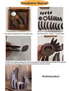 1 szt. ręcznie robiony świecznik w kształcie lotosu (świece nie są dołączone), dekoracja do domu, świecznik w kształcie lotosu, elegancka dekoracja woskowa odpowiednia na ślub, do domu, Boże Narodzenie, Dzień Matki - nie wymaga baterii, nowoczesny minimalistyczny wystrój, rękodzieło, odpowiedni na każdą porę roku