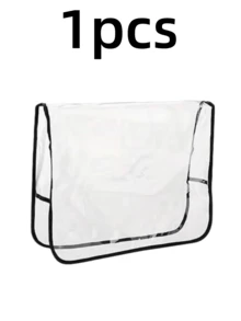 1pc Transparent PVC Salon Hair Dye Chair Protective Cover - Clear - View 7