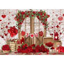 1件装情人节泰迪熊玫瑰背景布 - 浪漫爱情主题摄影背景布，泰迪熊搭配玫瑰和爱心装饰，情人节派对装饰，庆祝活动和家居装饰拍照道具 - 彩色 - 查看 13