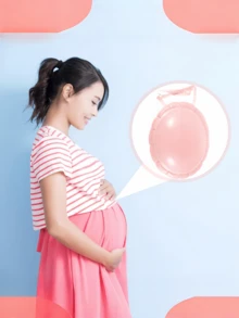 1pc/2pcs Unisex Inflatable Lightweight PVC Fake Belly Prop, Humorous & Playful Accessory Suitable For Various Occasions, Parties, Costume Events - Pink - View 1