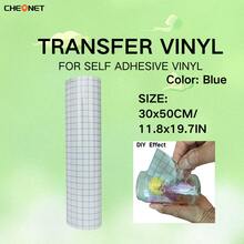 CHEONET-1 Transfer Tape Roll, Suitable For Self-Adhesive Vinyl Materials, 12 Inches X 25 Feet, Paper-Based Material, Permanent Adhesive, Ideal For Crafts, Punches And Vinyl Cutters, Easy To Cut, Transfer And Stick, Waterproof And Highly Adhesive. - Multicolor - View 13