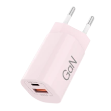 30W USB-C Adapter Fast Charger Type-C 30W PD Phone QC3.0 Dual Port Fast Charger, Compatible With IPhone 17/16/15 Pro Max, Galaxy, E-Book Reader, Tablet, Almost All Electronic Devices, Macaron Color System - EU C Type Plug(220-240V) - View 7