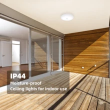 LED Ceiling Light With Motion Sensor, Automatic Lighting For Hallway, Staircase, Balcony, Bathroom, Kitchen, Warehouse, Attic, Entryway, Room, Street, Balcony, Foyer - LED Motion-sensing Ceiling Light - View 6