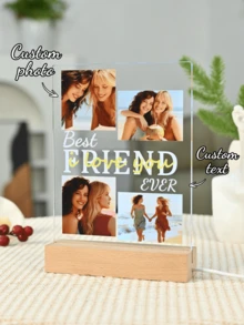 Customized Spotify-Themed Decorative Plaque, Personalized Gift, Customized Photo, Customized Gift, For Him, For Her, Customized Frame, For Boyfriend, Girlfriend, Couple, Wife, Women, Father's Day, Mother's Day, Anniversary, Birthday - 9 Large Rectangular Stands - Without Music+ - View 2