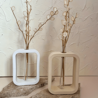 1套长方形水培石膏不对称植物花瓶硅胶模具 DIY水培花瓶树脂硅胶模具 家居装饰